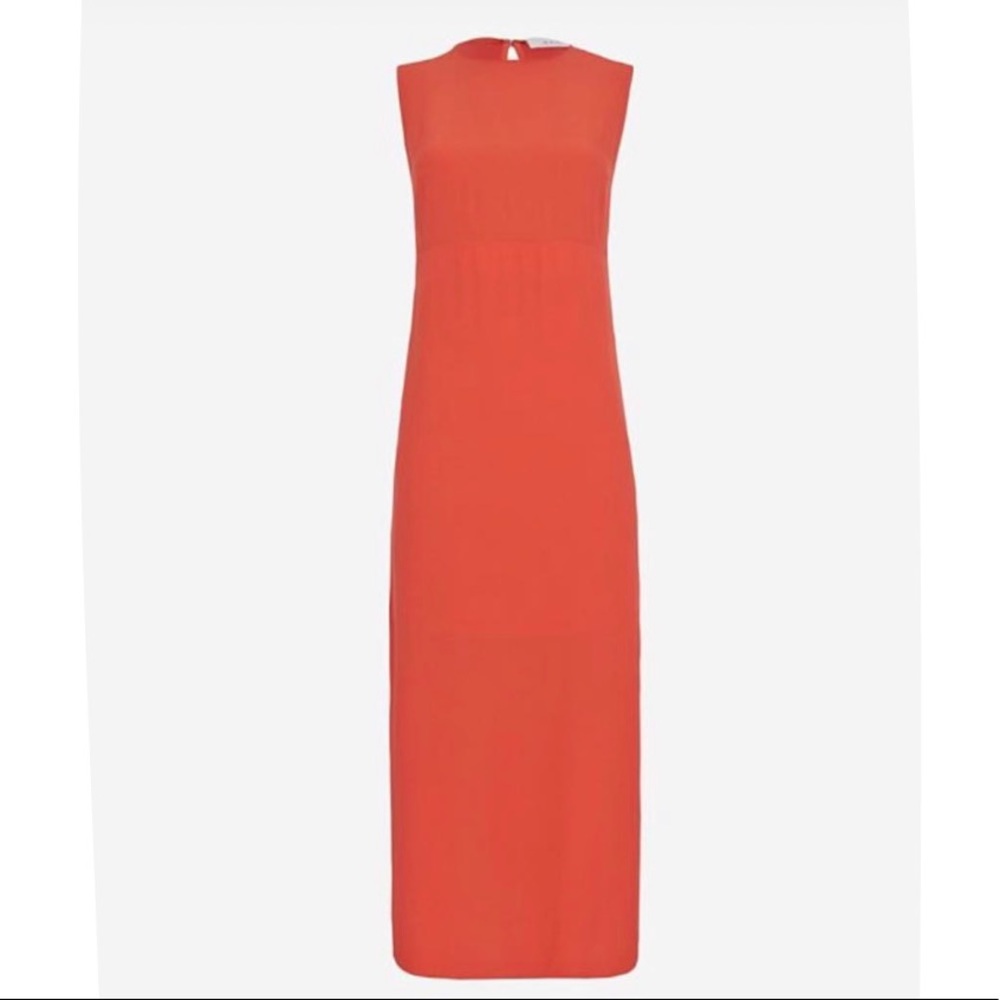 A.L.C. Orange Exclusive Lowry Side Slit Maxi Dress